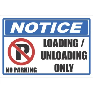 NT20 - No Parking Sign