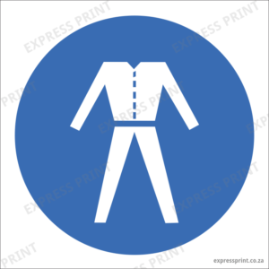 MV20 - SABS Overalls safety sign