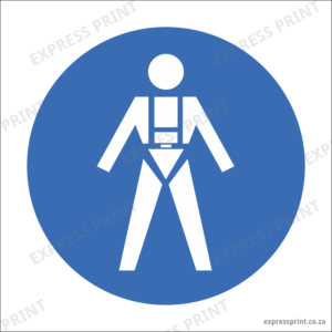 MV18 - SABS Full body harness safety sign