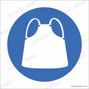 MV9 - SABS Apron protection safety sign