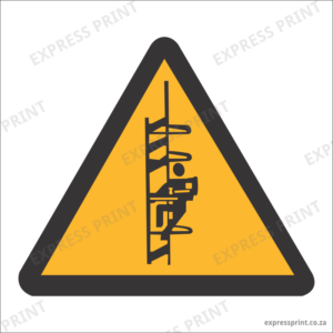 WW35 - SABS Catwalk hazard safety sign