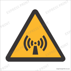 WW26 - SABS Non ionizing radiation safety sign