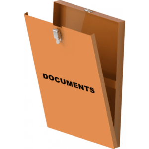 HZ - Holder - Hazchem - Document Holder - Metal