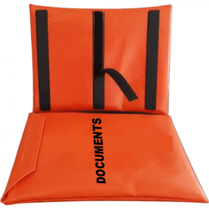Hazchem Document Bag - PVC - Orange