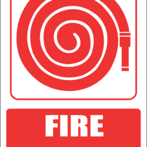 FB3E - Fire Hose Explanatory Safety Sign