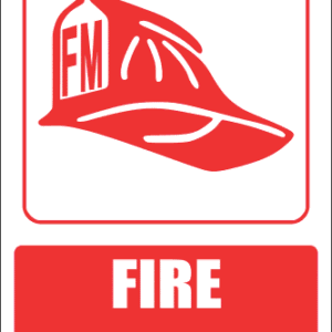 FB10E - Fire Marshal Explanatory Safety Sign