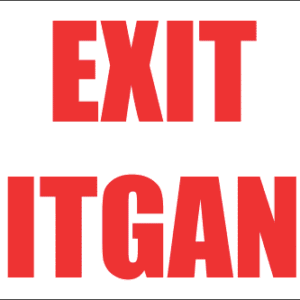 FR12 - Exit Safety Sign