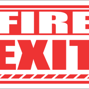 FR44 - Fire Exit Safety Sign