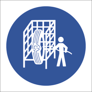 MV16 - Safety Cage Safety Sign