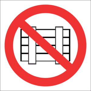 FR46 - Do Not Obstruct Safety Sign