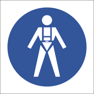 MV18 - Full Body Harness Safety Sign