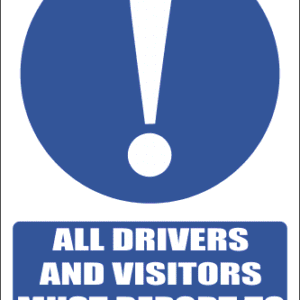 MA31 - Drivers And Visitors Safety Sign