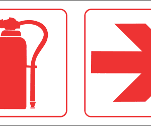 FR63 - Fire Extinguisher Right Safety Sign