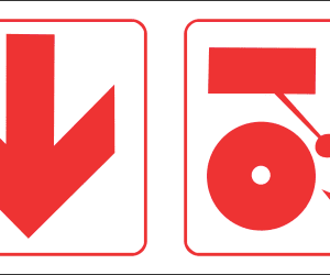 FR70- Fire Alarm Ahead Safety Sign