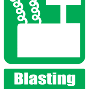 GA7E - Blasting Point Explanatory Sign