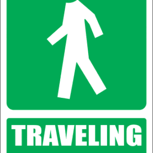GA8E - Traveling Way Explanatory Sign
