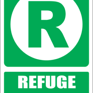 GA12E - Refuge Chamber Explanatory Sign