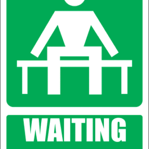 GA14E - Waiting Area Explanatory Sign