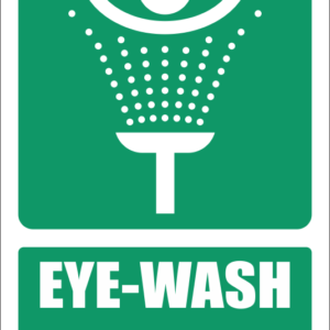 GA19E - Eye-Wash Bay Explanatory Sign