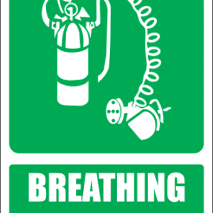 GA24E - Breathing Apparatus Explanatory Sign