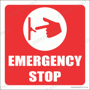 EL14 - Emergency Stop Sign