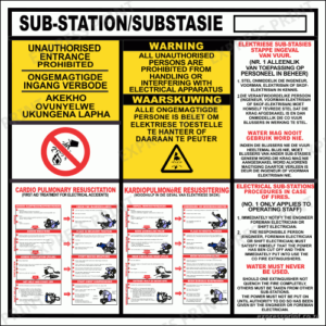 EL20 - Electrical Sub-Station Sign