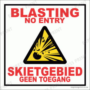 C1 - Blasting Sign