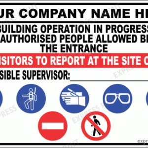 C31C - Construction Site Sign