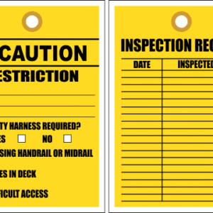 STC2 - Caution Restriction Tag