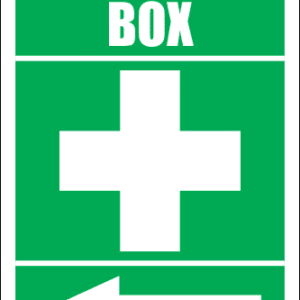 FA15 - First Aid Box Left Sign