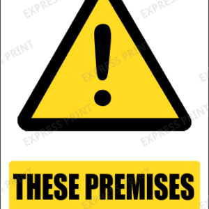 SE78 - Premises Are Alarmed Sign