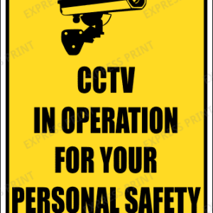 SE80 - CCTV In Operation Sign