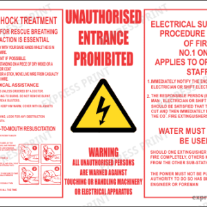 EL25 - Electrical Sub-Station Sign II