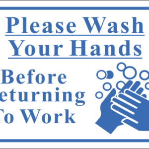 H29 - Wash Hands Sign