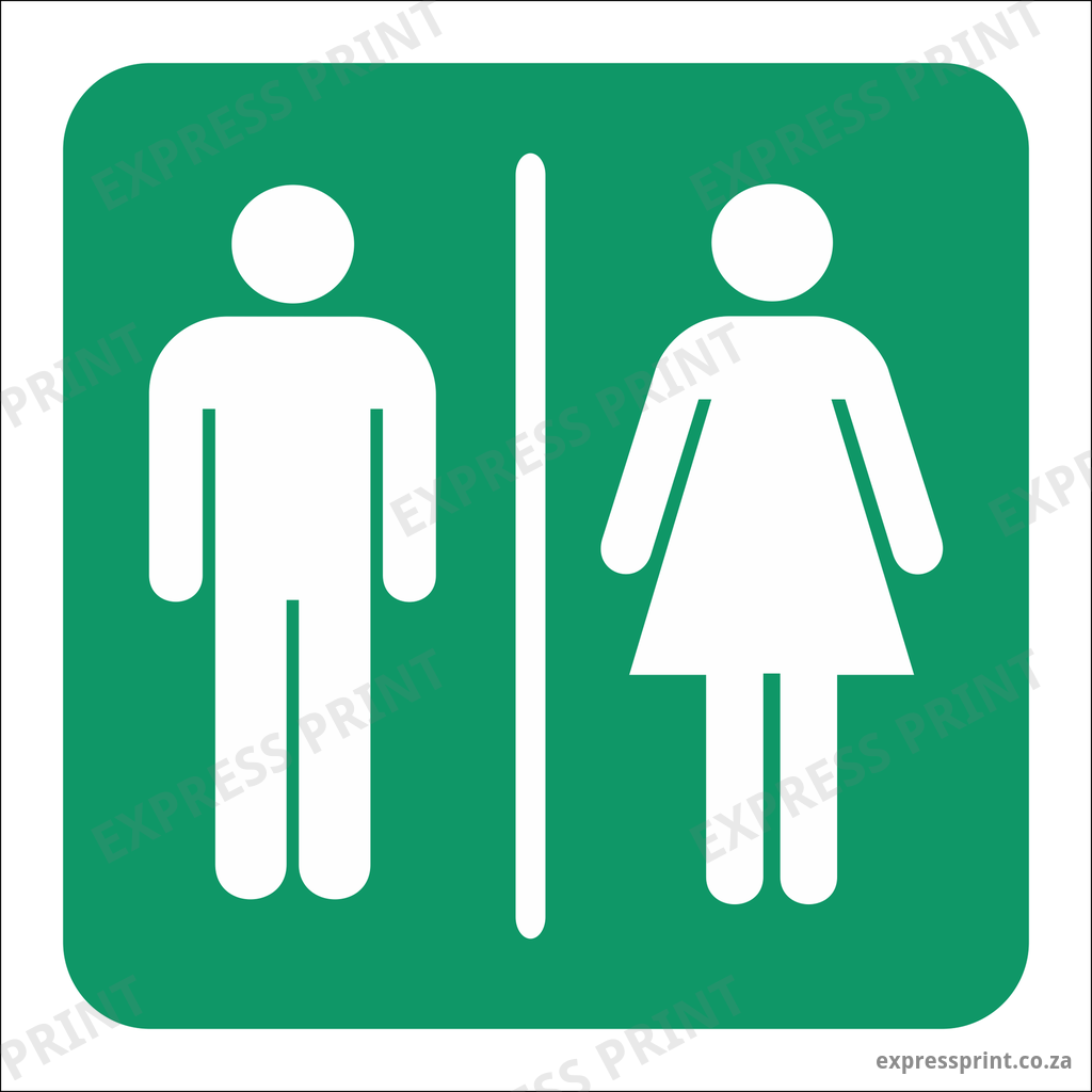 T3 - Unisex Toilet Sign