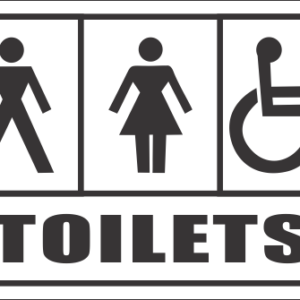 T34 - Combo Toilet Sign