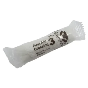 First Aid Dressing (FAD) No. 3 – Sterile Wound Dressing Pad for Emergency Care & Compliance
