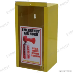 Yellow Air Horn Metal Case