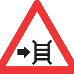 W315 - Motor Gate (Right) Road Sign
