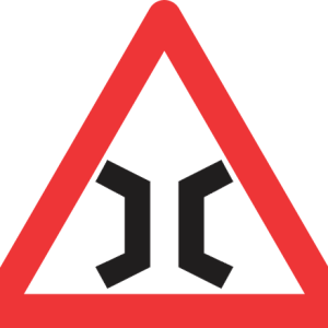 W326 - Narrow Bridge Road Sign