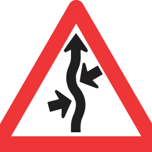 W218 - Concealed Driveway (From Both Sides) Road Sign
