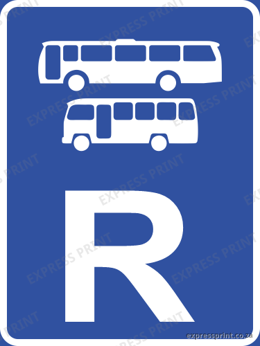R330 - Bus & Midi-Bus Reservation Road Sign