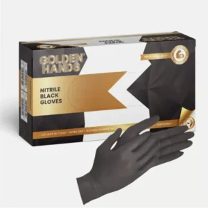 Black Nitrile Gloves - Powder-Free (Box of 100)