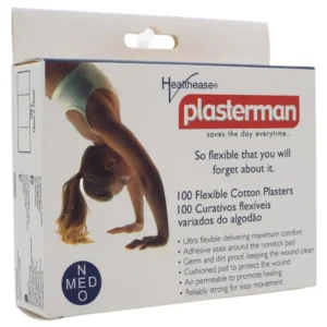 Flexible Cotton Fabric Plasters – Pack of 100