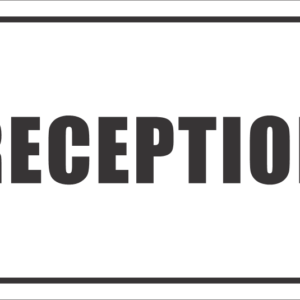 C-B3 - Reception Sign (300x200mm)