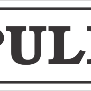 C-B9 - Pull Sign - Horizontal (↦120x50mm)