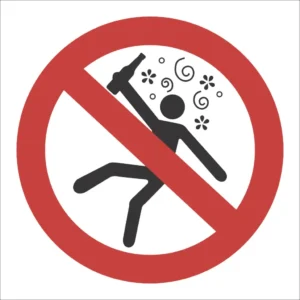 PR77 - No Intoxicating Substances Sign