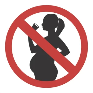 PR79 - No Drinking When Pregnant Sign