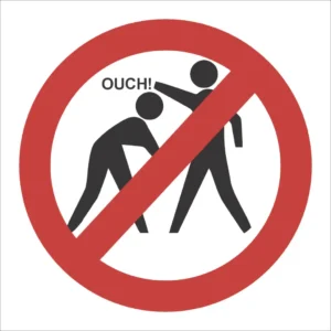PR80 - No Fighting Sign