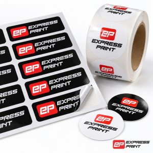 Printed vinyl stickers and labels